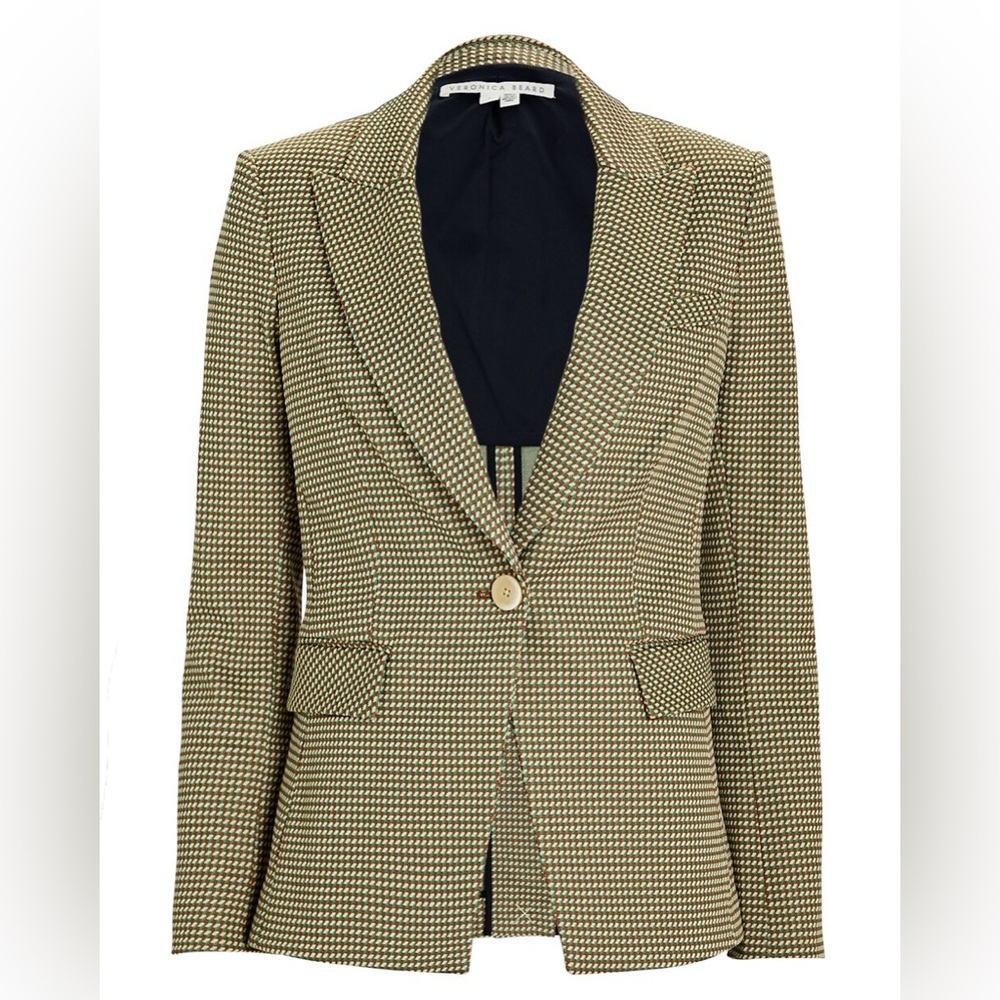 Veronica Beard Gold and Black Blazer